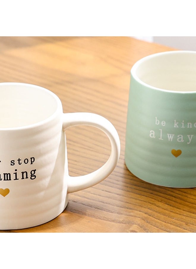DANUBE HOME Danube Home Danube Essential 2-Piece New Bone China Mug Set Elegant Durable Perfect For Everyday Use And Gifting 8.6X9.6X8.6Cm 370Ml  - Image 2