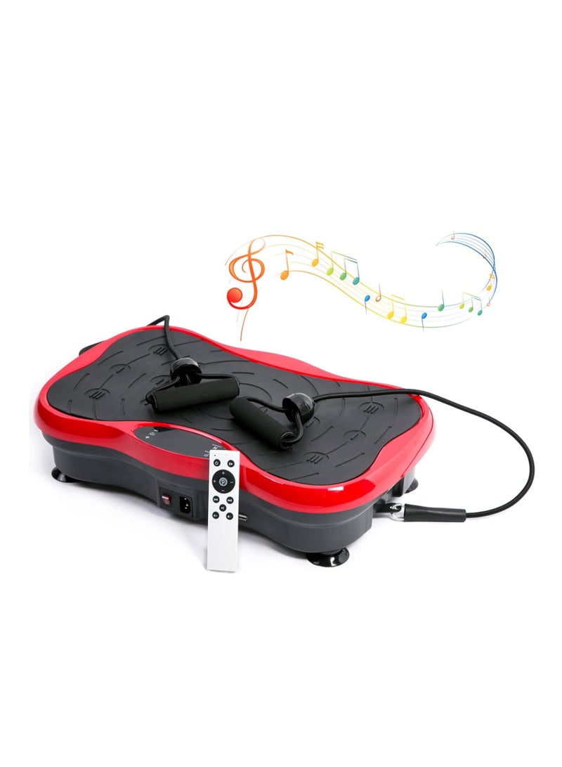 الكوتش جهاز تدليك الجسم مع سلك طاقة مع شريط مقاومة وجهاز تحكم عن بعد للياقة البدنية وفقدان الوزن 99 مستوى من معدات الصالة الرياضية المنزلية مع بلوتو، أقصى تحميل 330 رطلاً - Image 1