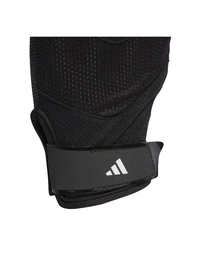 اديداس Adidas Training Glove Black Training Gloves For Unisex XS