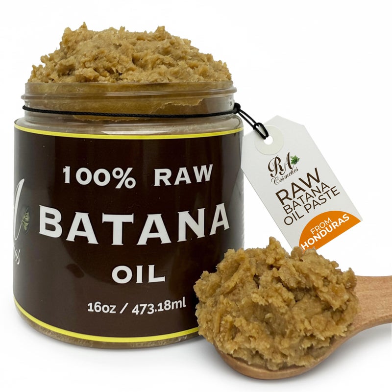 RA COSMETICS 100% Natural Unrefined Batana Hair Oil for Healthy Hair, 16 oz | Dr Sebi Batana Oil Hair Moisturizer for Damaged Hair Repair| Strengthening and Nourishing Hair Conditioner - Image 1
