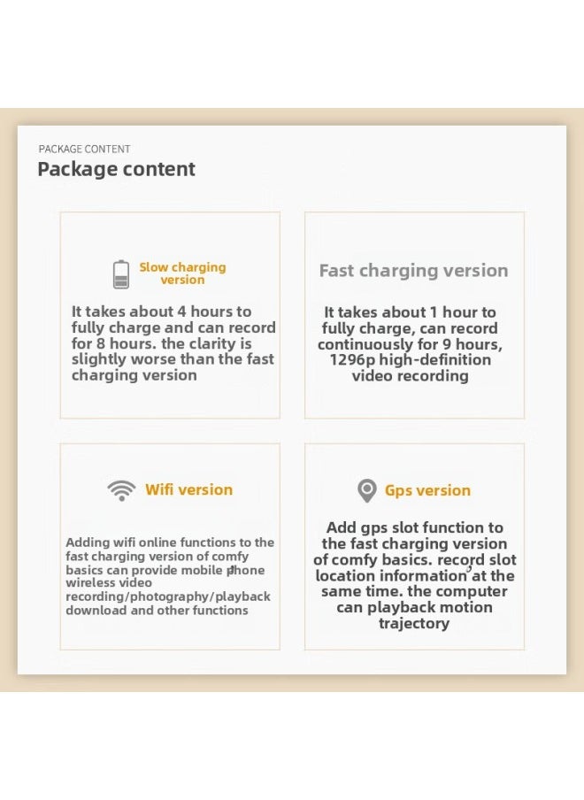 Generic Law Enforcement Pioneer Charging PD60 Law Enforcement Recorder HD Duty Work Site Recorder WiFi Wireless-Body Color:PD60 Fast Charge 16g  - Image 3