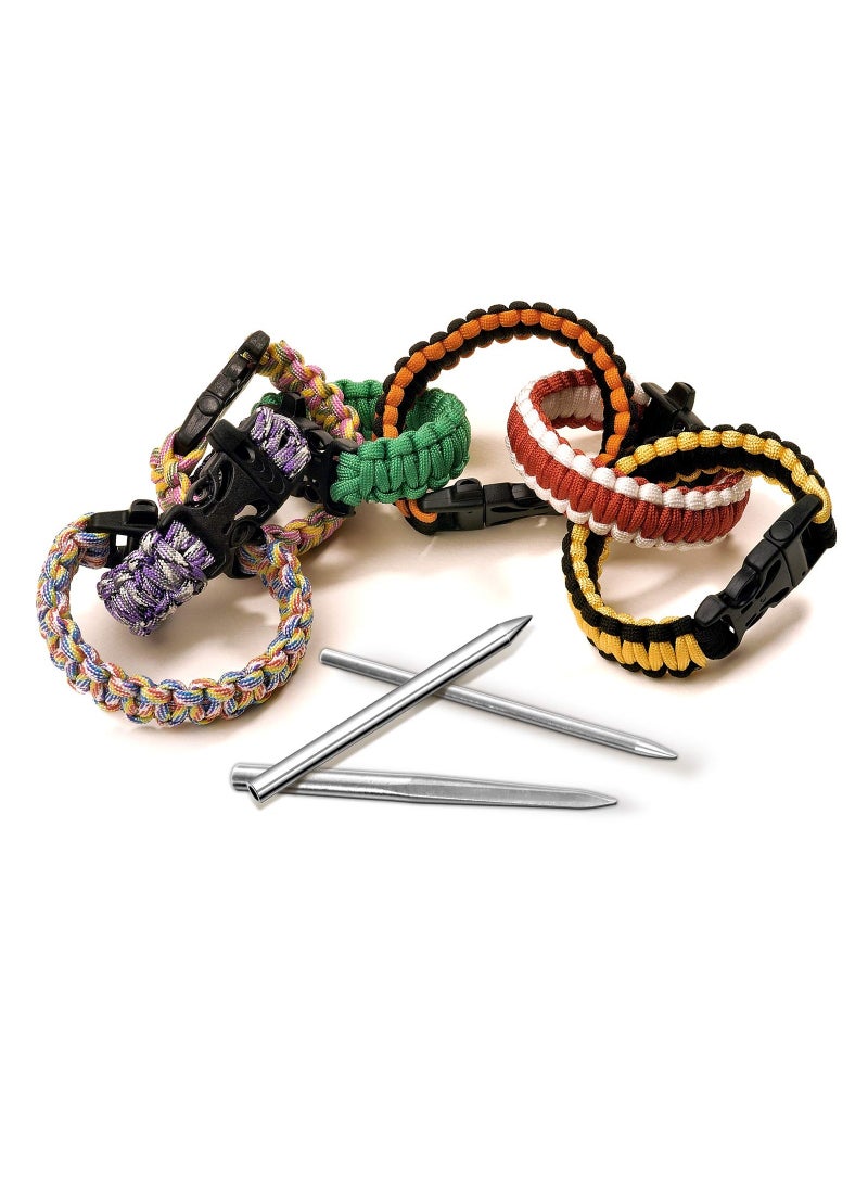 Zikra 6 Pieces Paracord Stitching Set Silvery 6 Sizes Paracord FID Lacing Stitching Needles Paracord Smoothing Tool Lacing Leathercraft Needle for Paracord - Image 4