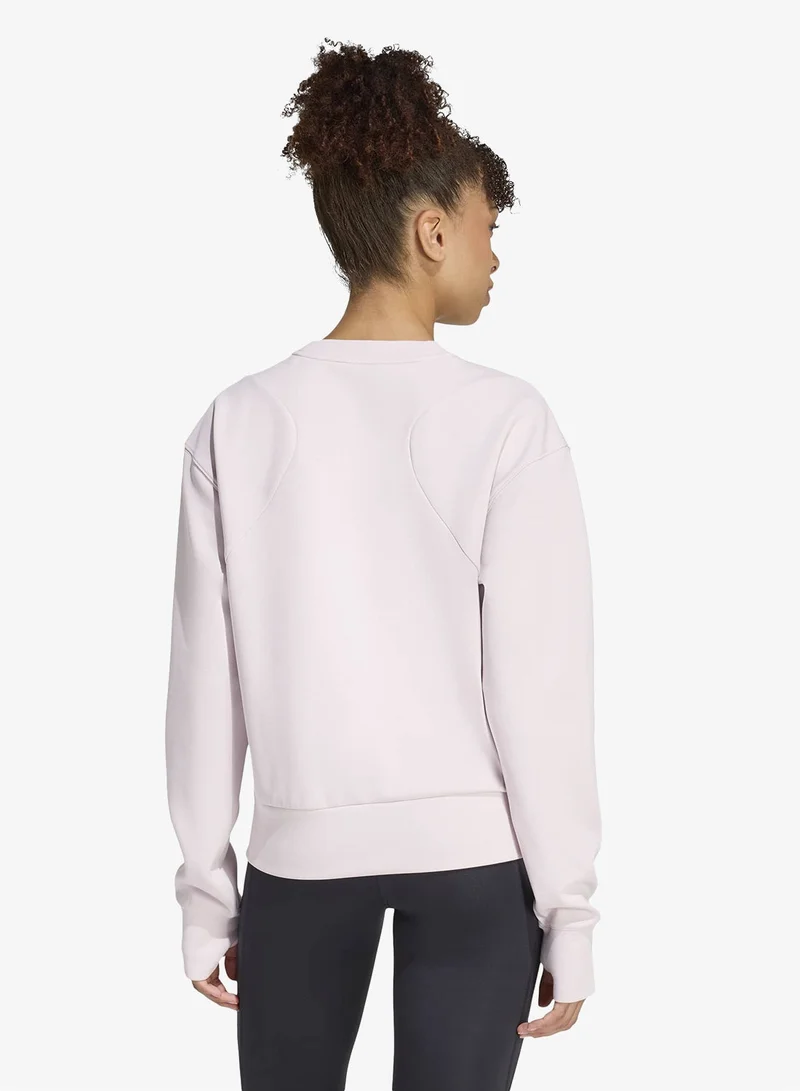 Adidas D4T Workout Warm Up Sweatshirt