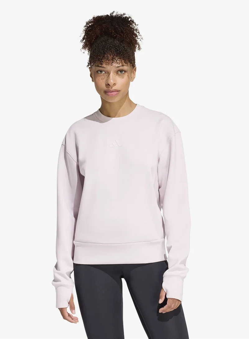 Adidas D4T Workout Warm Up Sweatshirt
