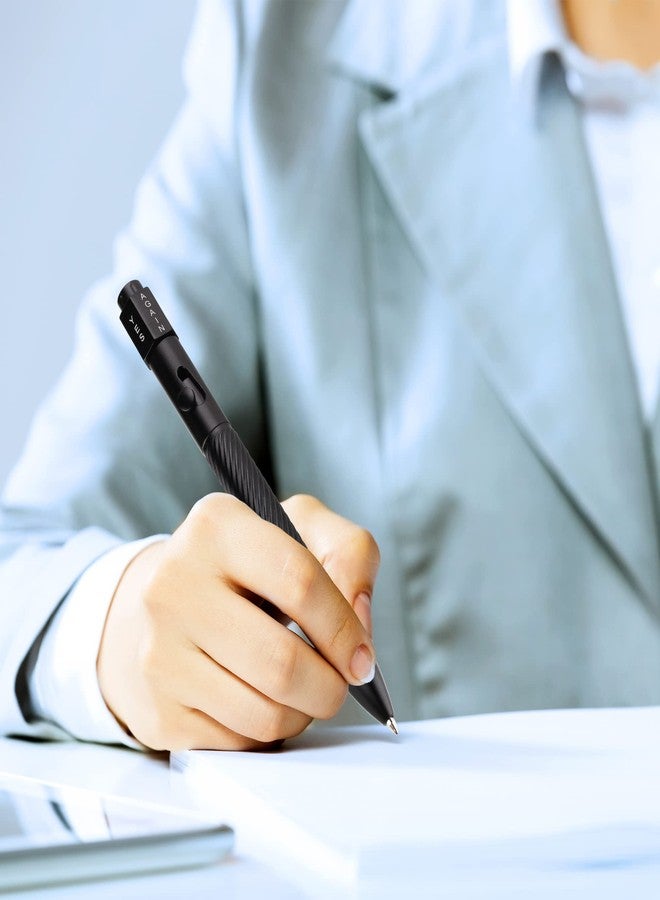 قلم SMOOTHERPRO Fidget Bolt Action Pen Decision Maker متوافق مع قلم حبر جاف Pilot G2 Refill لتخفيف التوتر والقلق، أداة إبداعية للاستخدام اليومي في المكتب والمدرسة، رمادي (FSM649) - Image 4