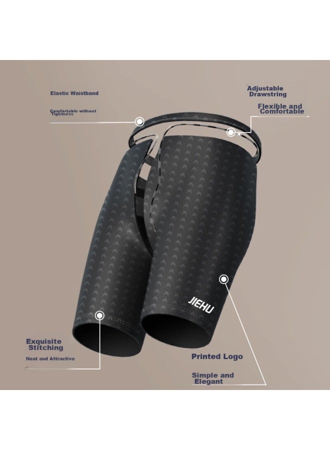 Jettiger Jiehu Swimming Trunks Men's Set With Goggles, Swim Cap, Swim Bag, Nose Clip, Ear Plugs, Five-piece Anti-embarrassment Swimming Gear Complete Set For Men - Image 5