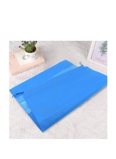 Generic Shoe storage bags dust-proof drawstring shoe bags with transparent hole portable waterproof organizers for daily use and travel 5 PCs blue color from Rana store  - Image 5