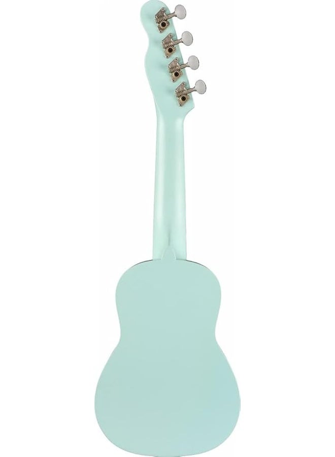 Fender Venice Soprano Ukulele, Daphne Blue - Image 2