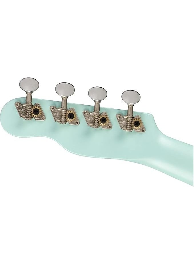 Fender Venice Soprano Ukulele, Daphne Blue - Image 4