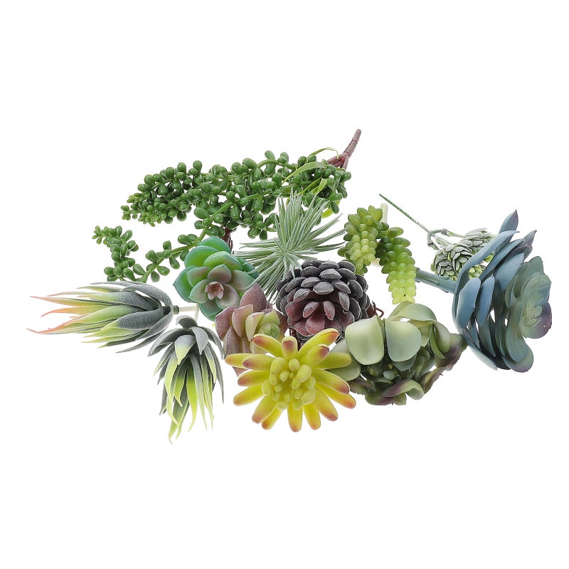 🌱 نباتات صناعية صغيرة لتنسيق المناظر الطبيعية المصغرة تصميم واقعي لوازم صناعة يدوية - Image 1