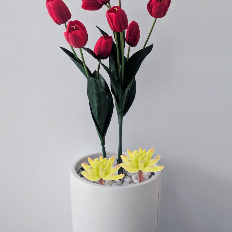 🌱 نباتات صناعية صغيرة لتنسيق المناظر الطبيعية المصغرة تصميم واقعي لوازم صناعة يدوية - Image 2
