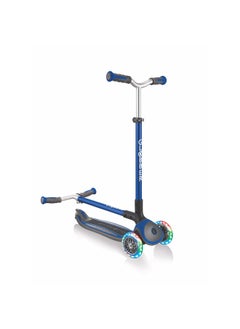 GLOBBER Master Lights Foldable Scooter (Navy Blue)  - Image 2