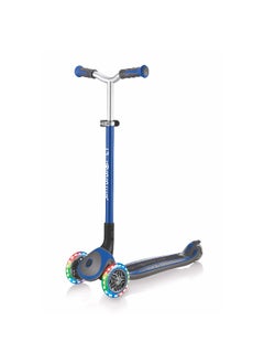 GLOBBER Master Lights Foldable Scooter (Navy Blue)  - Image 5