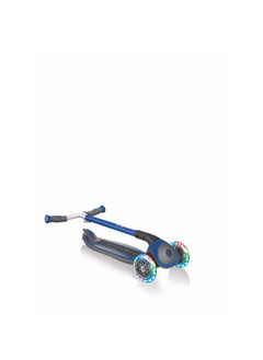 GLOBBER Master Lights Foldable Scooter (Navy Blue)  - Image 4
