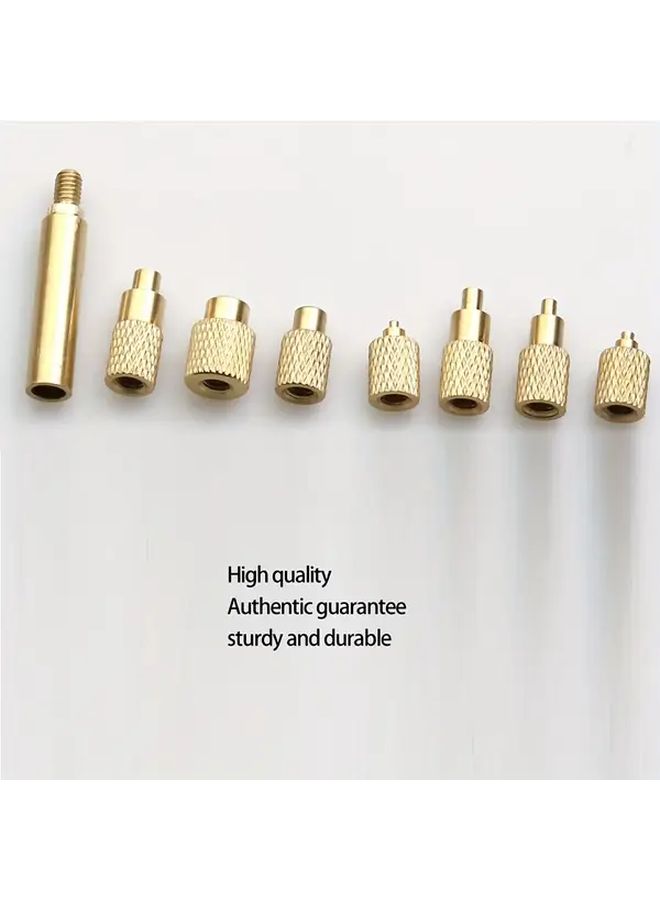 T12 Heater With Tips Hot Melt Brass Knurled Nut Insertion Tip Adapter Kit M2 M3 M4 M5 M6 M8 - Image 3