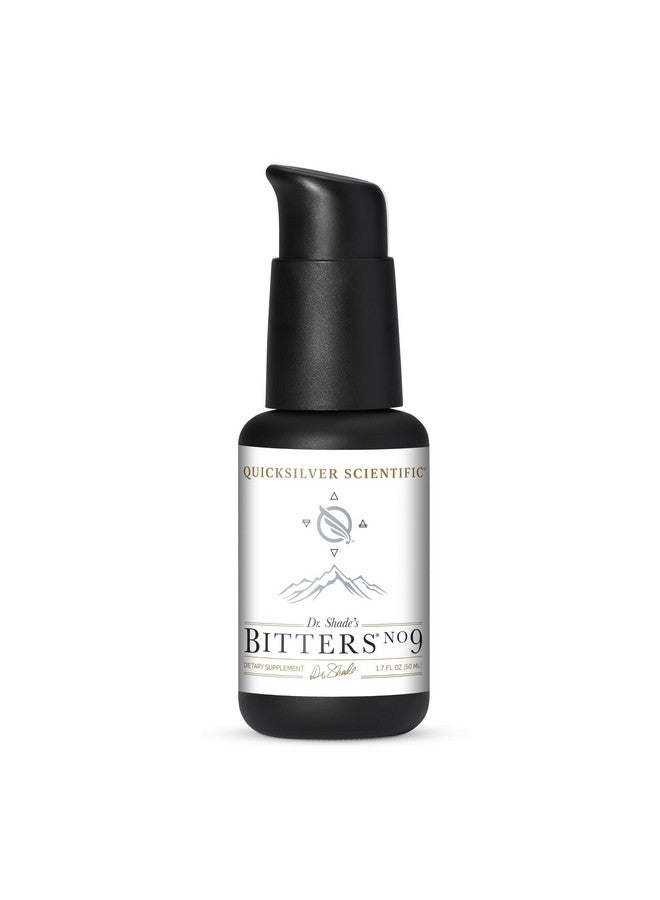 Quicksilver Scientific Quicksilver Scientific Dr. Shade's Bitters No. 9 - for Digestion - Fast Acting Liposomal Digestive Bitters with Milk Thistle, Burdock Root & Juniper Essential Oil - Digestive Support (50ml) - Image 1