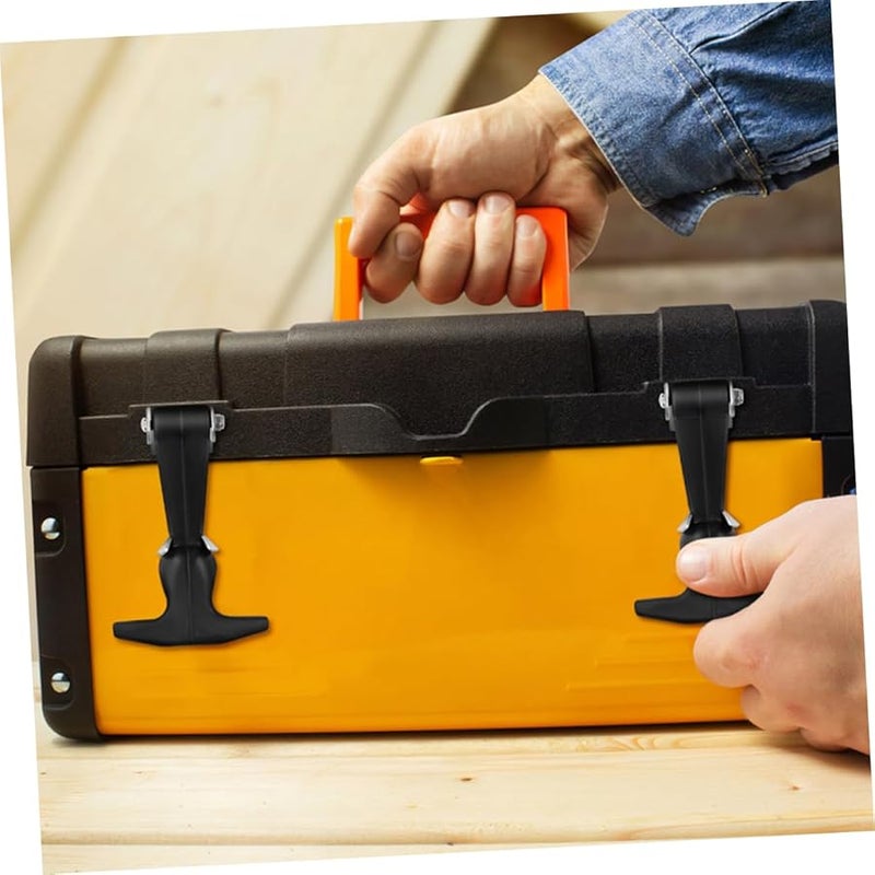 Mikikit 4pcs Heavy Duty Flexible Draw Latches Stainless Steel Hasp for Tool Box Cart Equipment - Image 5