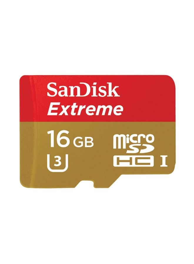 sandisk Extreme Class 10 UHS-I MicroSDHC Card With Adapter - Image 1