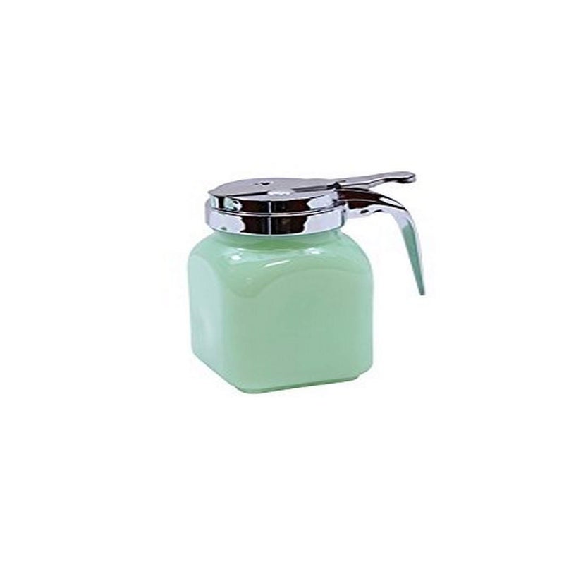 Tablecraft Tablecraft Syrup Dispenser with Metal Top 6 oz Green 
