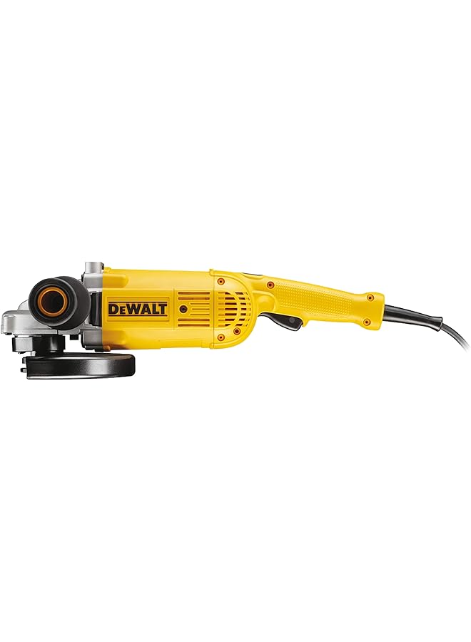 DEWALT 230Mm 2200W Large Angle Grinder With Lock On Switch Yellow Black Dwe492 B5 3 Year - Image 2