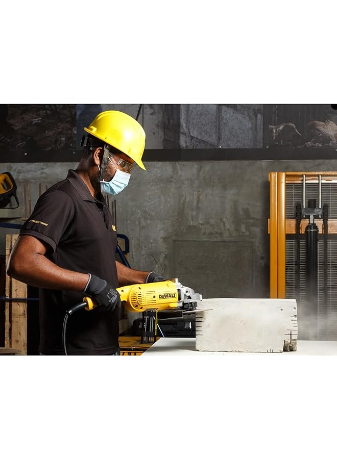 DEWALT 230Mm 2200W Large Angle Grinder With Lock On Switch Yellow Black Dwe492 B5 3 Year - Image 5