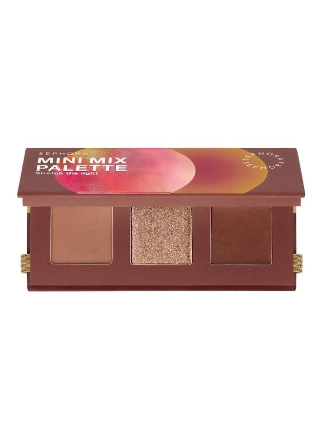 SEPHORA COLLECTION Stretch The Light Mini Mix Palette – Mini Eyeshadow Palette, Dune Aura – Warm Rosy Bronze, Luminous Eye Makeup, Compact Travel-Friendly Palette - Image 1