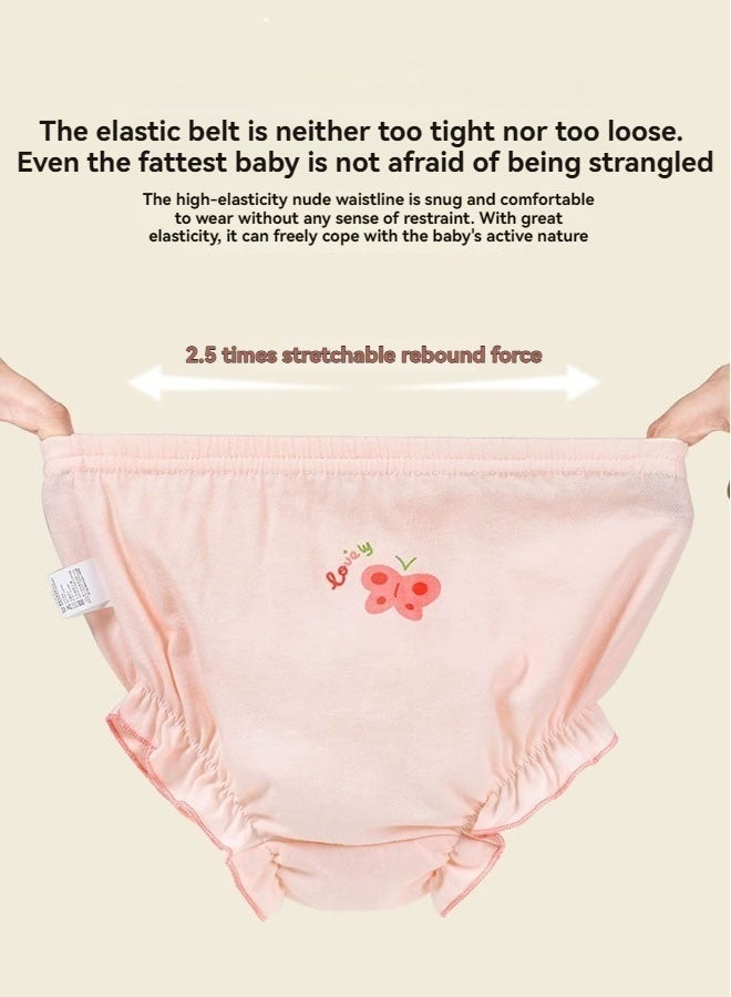 4 Piece Baby Unisex Cotton Underpants Toddler Boys Girls Potty Underwear 6 Months-3 Years - Image 3