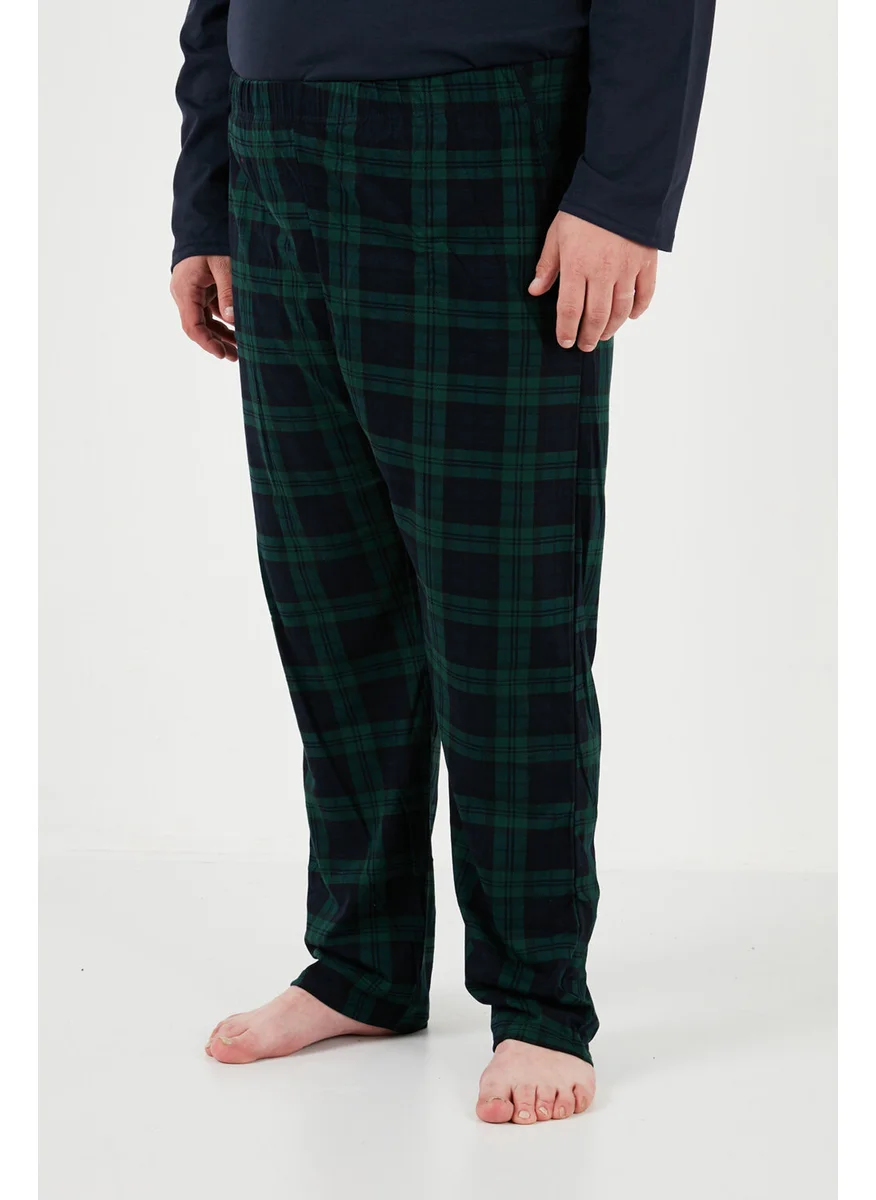 Buratti Cotton Regular Fit Plus Size Pajama Set Men's Pajama Set 6572001B