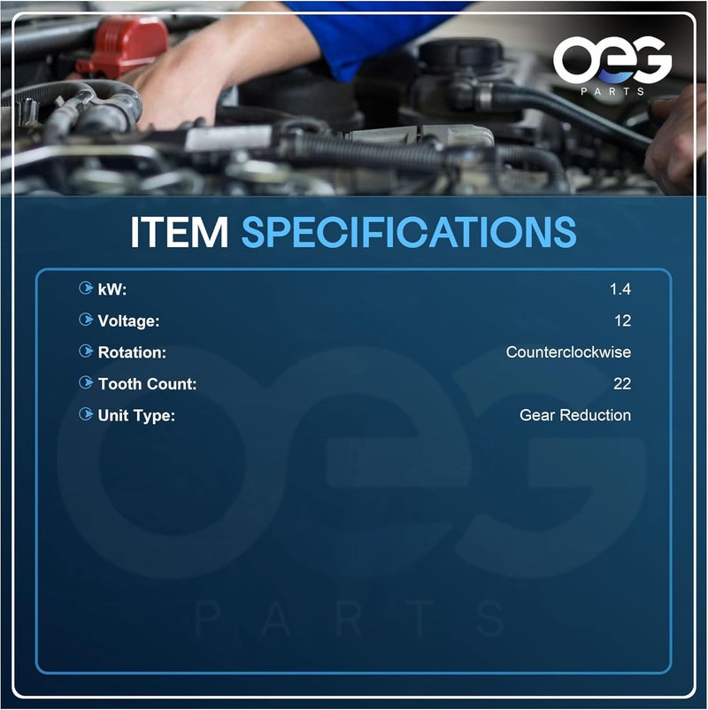 Parts Player New Starter Replacement for Ford Fusion, Mercury Milan, and Lincoln Zephyr 3.0L V6 (2006-2009) - Image 3
