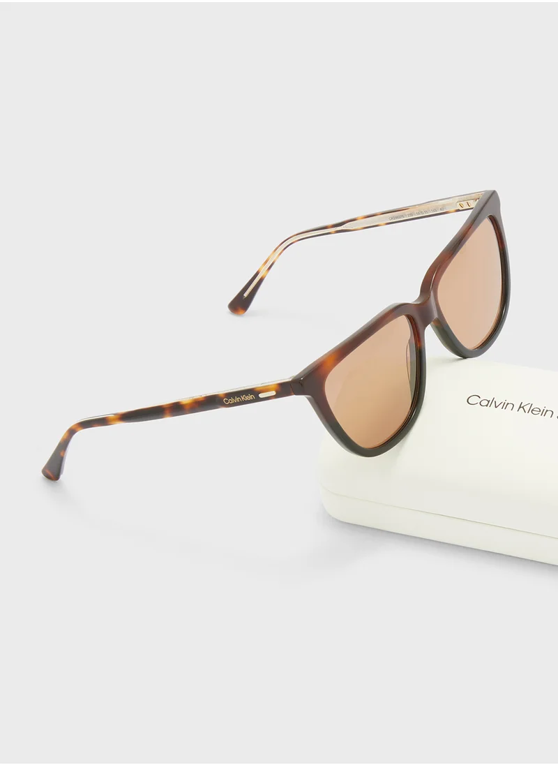 CALVIN KLEIN Modified Rectangle Sunglasses