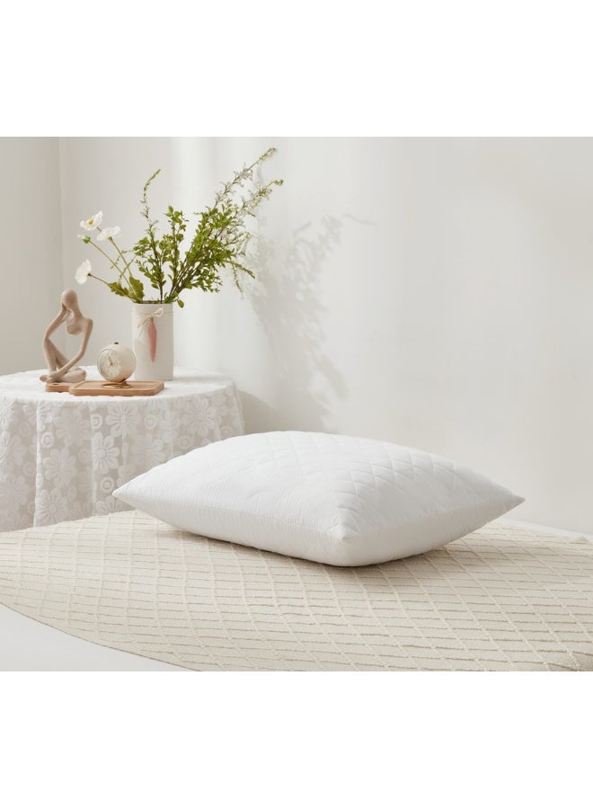 Noon East High Quality Pillow Made Of Microfiber With Microfiber Filling Size: 50×70 Cm, Weight: 1000 Grams. White - Image 2