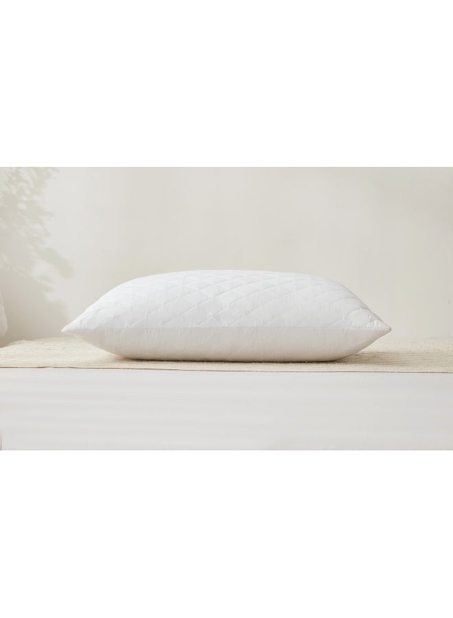 Noon East High Quality Pillow Made Of Microfiber With Microfiber Filling Size: 50×70 Cm, Weight: 1000 Grams. White - Image 4