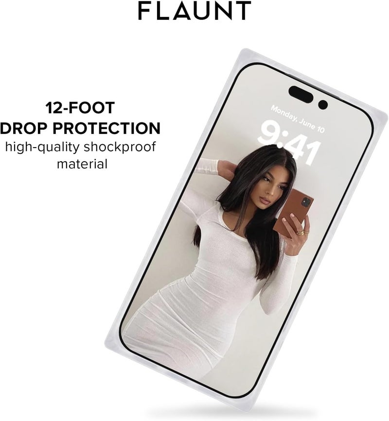 Flaunt Official Square Protective Case - Compatible with iPhone 17 Pro Max - Compatible with MagSafe & Wireless Charging - Drop-Tested & Shockproof - (Nude Espresso) - Image 4