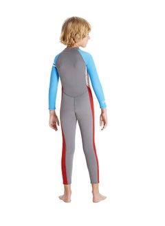 Royee 2.5MM Kids Wetsuits Full Suits Neoprene Thermal Swimsuits Back Zipper Long Sleeve Dive Suit for Boys  - Image 2