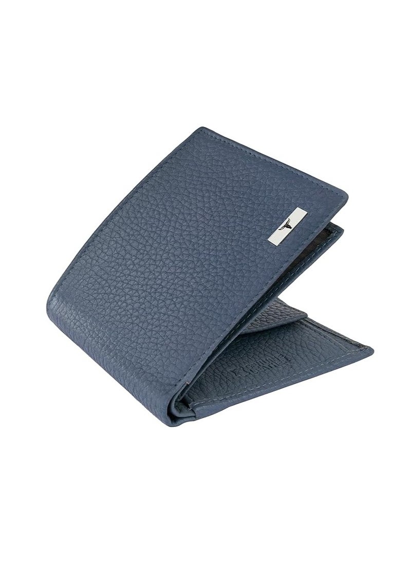 Urban URBAN FOREST Cooper Pale Blue Leather Wallet for Men - Image 1
