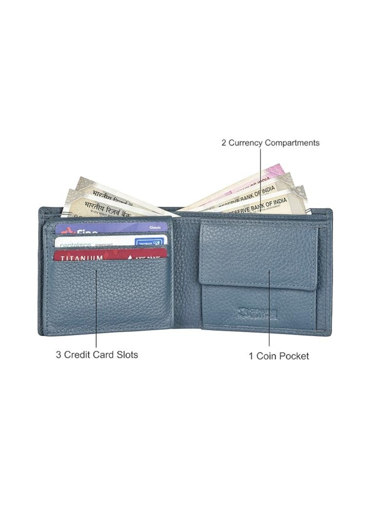 Urban URBAN FOREST Cooper Pale Blue Leather Wallet for Men - Image 2