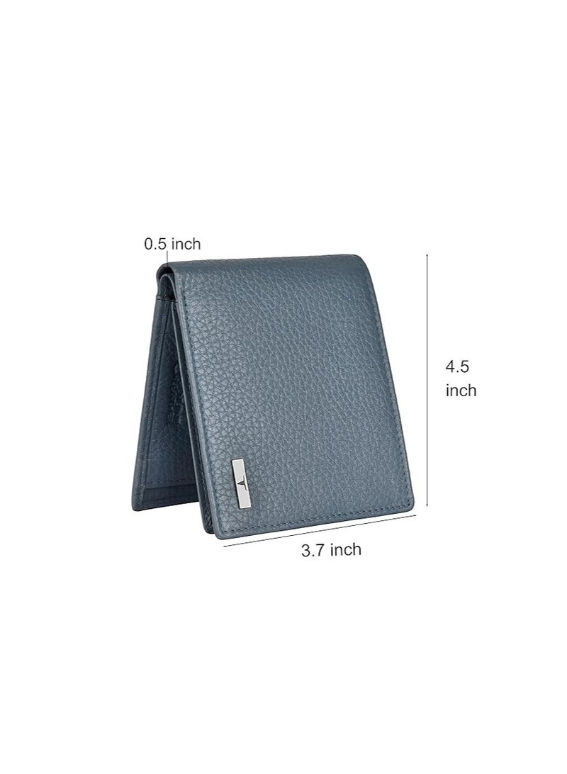 Urban URBAN FOREST Cooper Pale Blue Leather Wallet for Men - Image 3