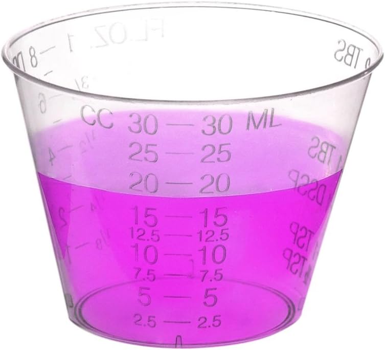 PrimeMed 400 Epoxy Resin Mixing Cups (1 Ounce) Graduated Plastic - Image 2