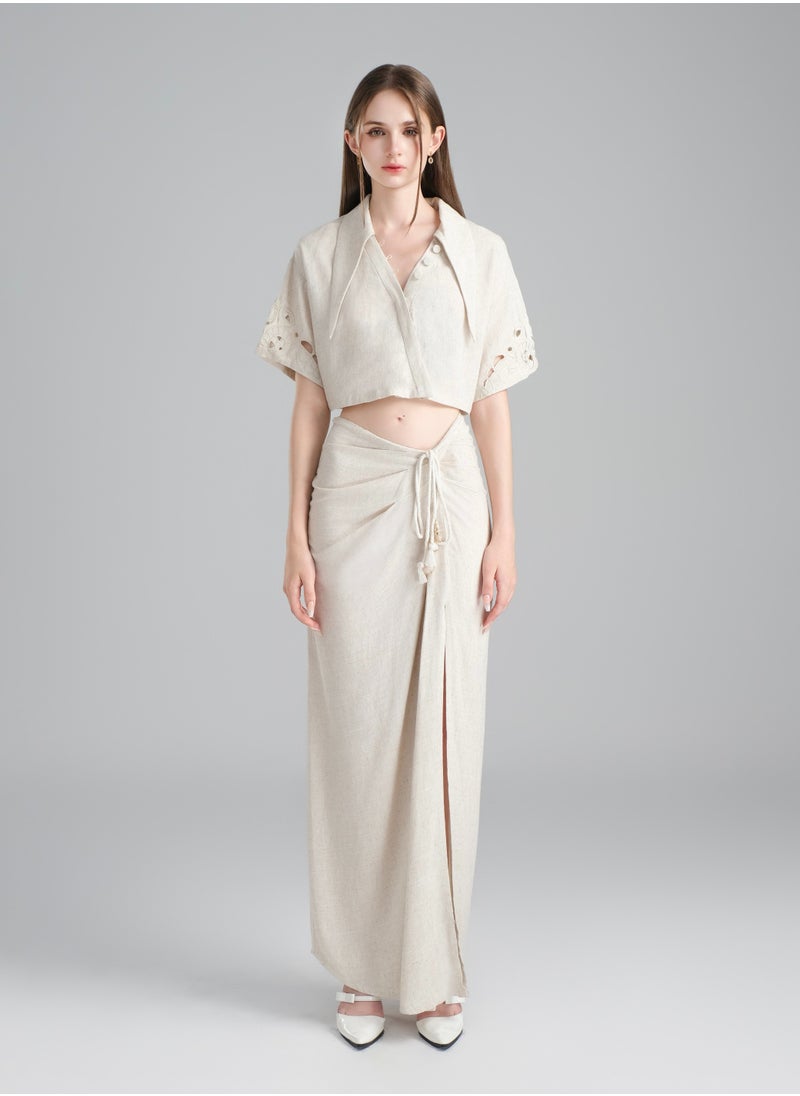 Generic XITA • HOI AN BEIGE CROPTOP  - Image 1