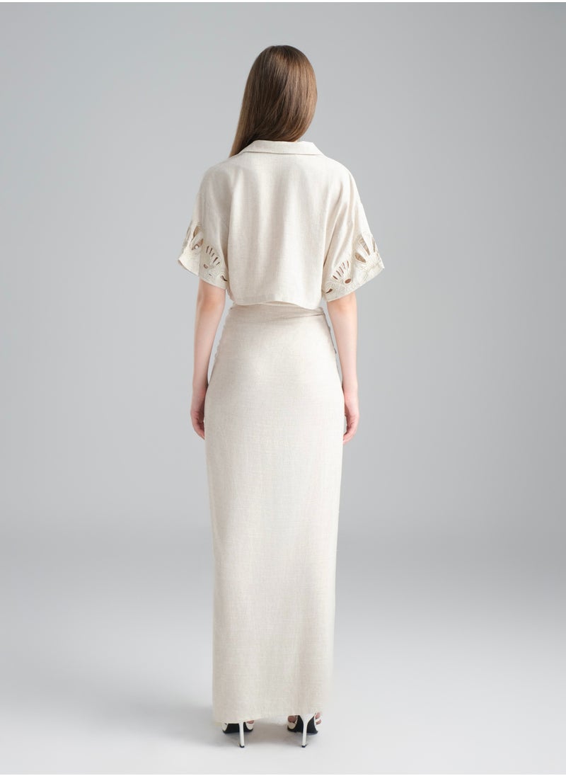 Generic XITA • HOI AN BEIGE CROPTOP  - Image 2