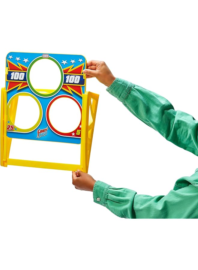 little tikes My First Cars Crazy Fast 4 In 1 Dunk'N Stunt'N Game'N Set With One Exclusive Pullback Toy Car - Image 5