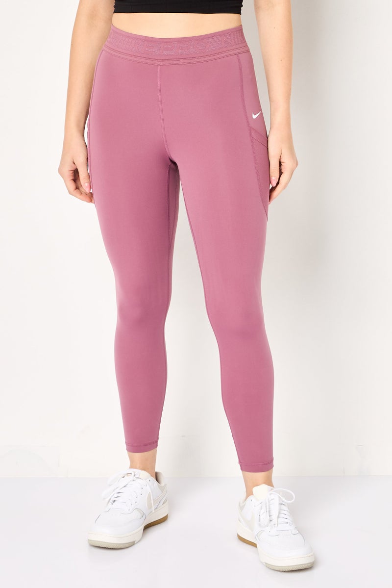 Nike Women Tight Fit 7/8 Training Leggings, Mauve - Image 1