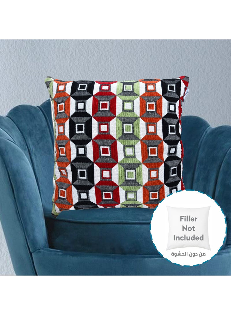 Donetella Cushion Cover,45X45 Cm (18X18 inch) 1-Pcs Decorative Throw Pillowcases Without Filler With Beautiful Abstract Art For Sofa Bed Living Room And Couch, Gunmetal  - Image 3