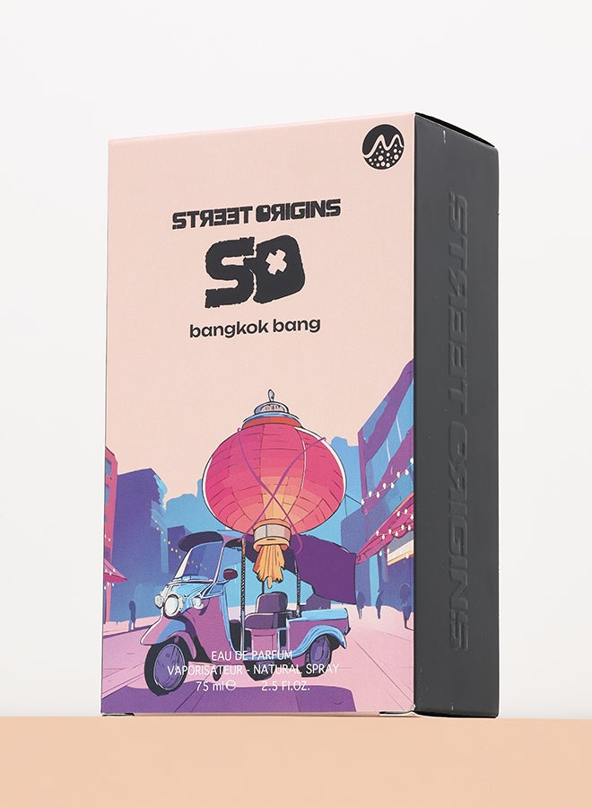 STREET ORIGINS Bangkok Bang (Mars) Eau De Parfum For Him, 75Ml - Image 5