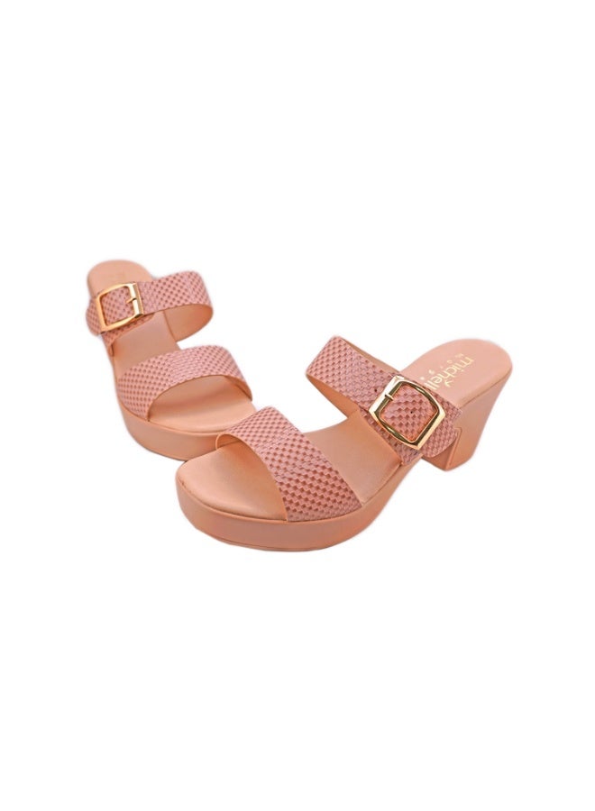 Michelle Morgan 092-2245 Michelle Morgan Ladies Block Heel Sandals 114RJ857  - Image 2