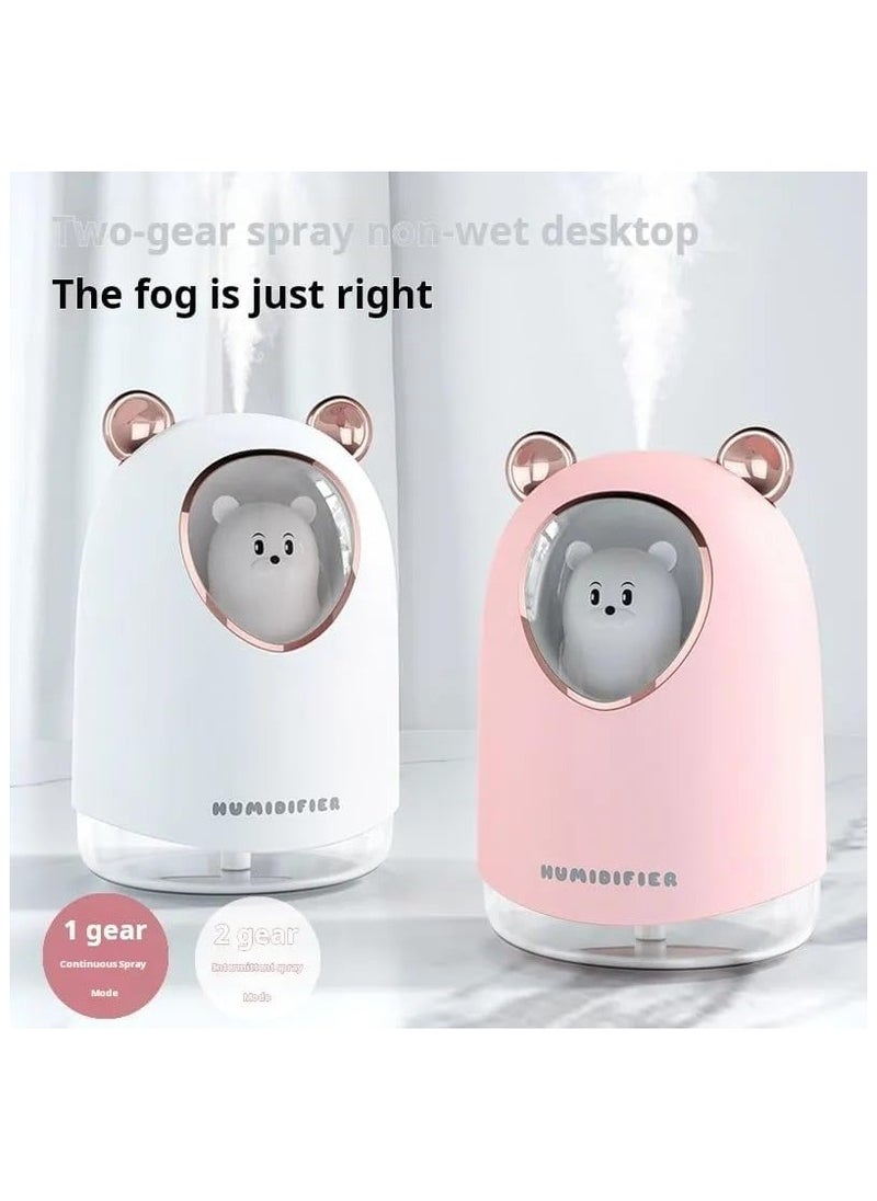 QSHOP - Premium Portable Humidifier, Mini Humidifier, Essential Oil Diffuser with Night Light, Perfect for Home, Office, Car, Plant Purification, 300ml - Image 1