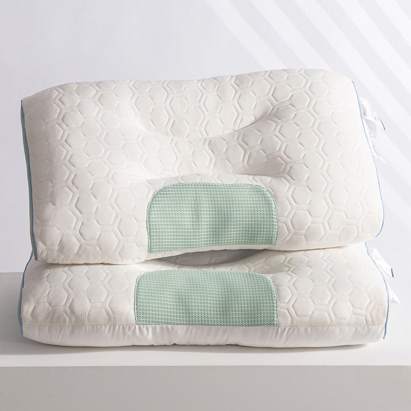 Factory Direct Hotel Home spa Pillow Cervical Pillow Core Japanese Adult Cervical Pillow Sleep Aid Gift Pillow(One blue 45*70cm pillow) - Image 4