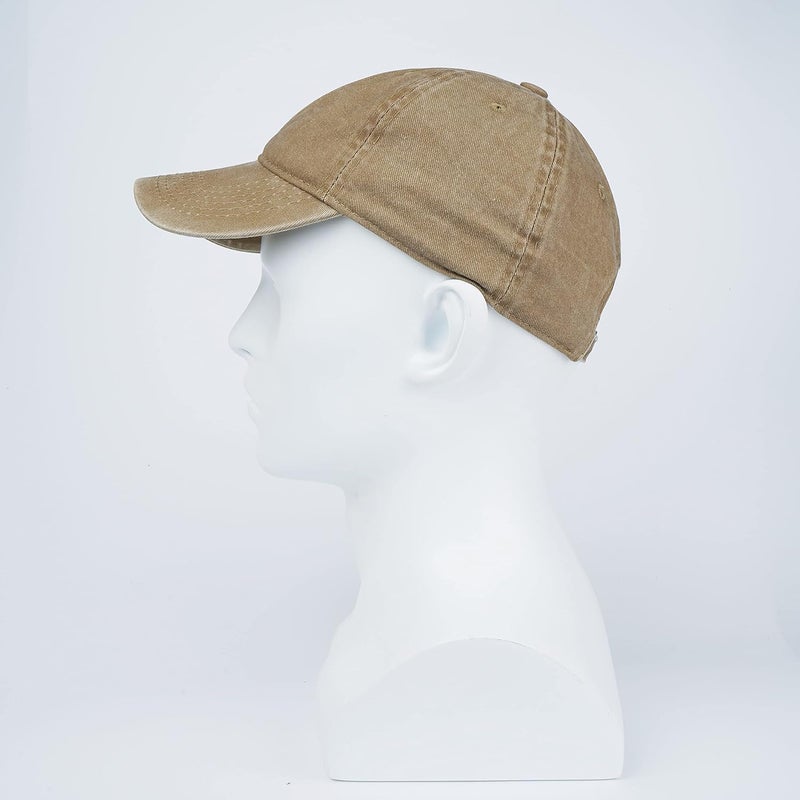 LANGZHEN Unisex Baseball Cap 100% Cotton Fits Men Women Washed Denim Adjustable Dad Hat - Image 4