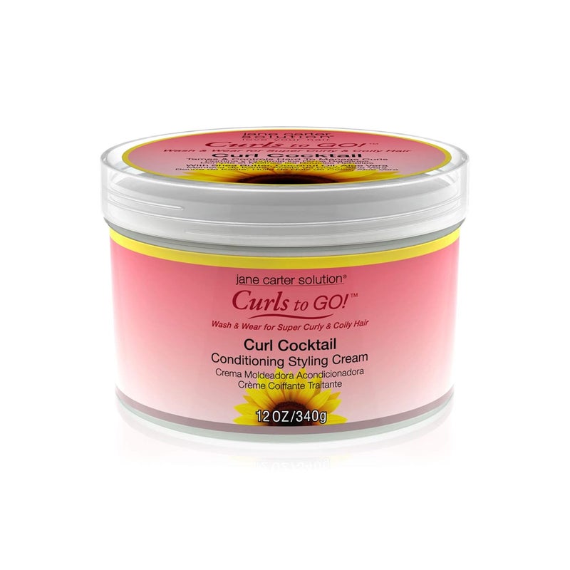 JANE CARTER SOLUTION Curls to Go Cocktail Conditioning Cream 12oz Hydrating