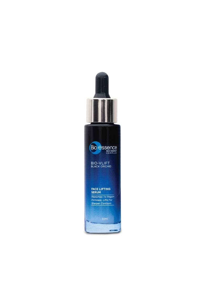 بايو إسينس سيروم بيو-إسنس بيو-فليفت لشد الوجه بخلاصة الأوركيد الأسود (30 مل) | سيروم لشد البشرة ورفعها، غني بالسيراميد وحمض الهيالورونيك والنياسيناميد والببتيدات | مناسب لجميع أنواع البشرة - Image 1